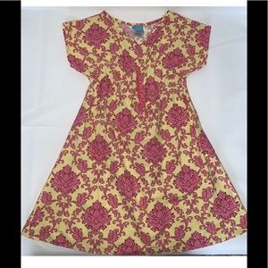 Girls Blue Juniper Cotton Dress Size 7